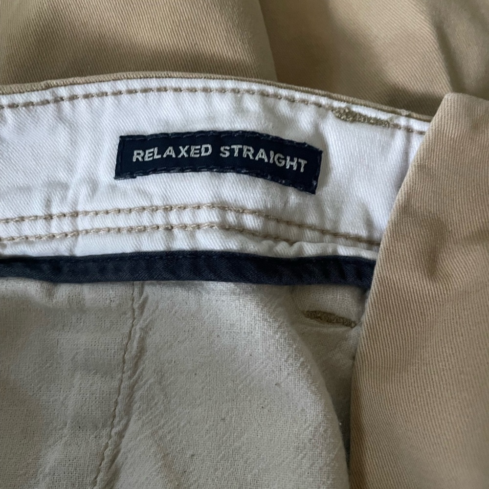 American Eagle Outfitters Khaki Chinos Pants Mens Size 34x34 - Picture 5 of 6